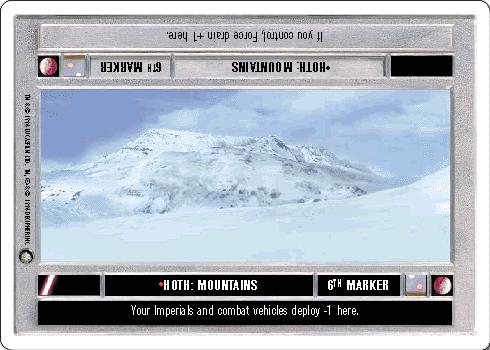 Hoth: Mountains (WB) - Click Image to Close