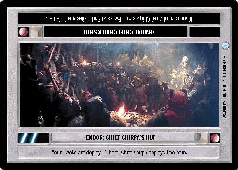 Endor: Chief Chirpa's Hut - Click Image to Close