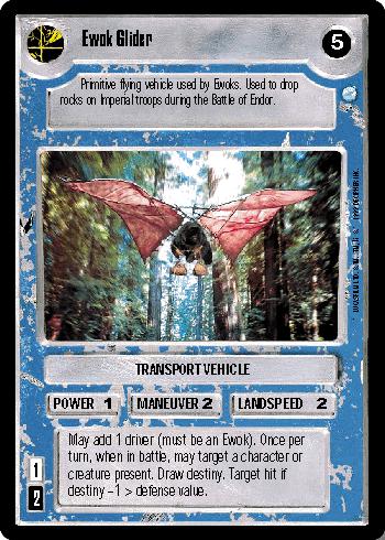 Ewok Glider (FOIL) - Click Image to Close