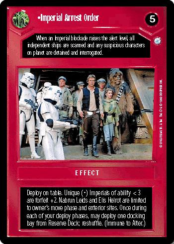 Imperial Arrest Order - Click Image to Close