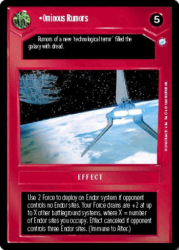 FOIL - Ominous Rumors - Click Image to Close