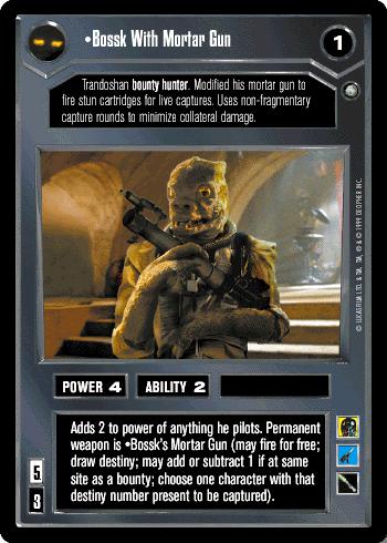 [Poor Condition] Bossk With Mortar Gun - Click Image to Close