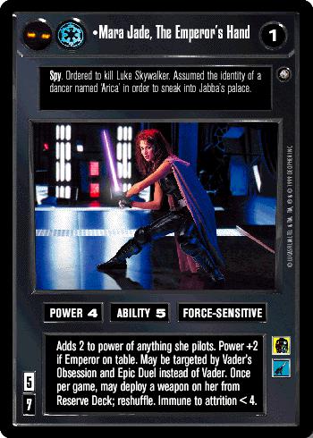 FOIL - Mara Jade, The Emperor's Hand - Click Image to Close