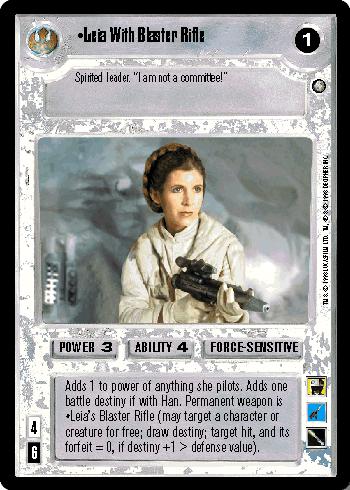 [Poor Condition] Leia With Blaster Rifle - Click Image to Close