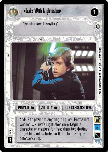 [Poor Condition] Luke With Lightsaber - Click Image to Close