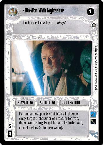 [Poor Condition] Obi-Wan With Lightsaber - Click Image to Close