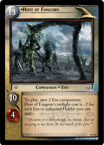 FOIL 6U32 - Host of Fangorn - Click Image to Close