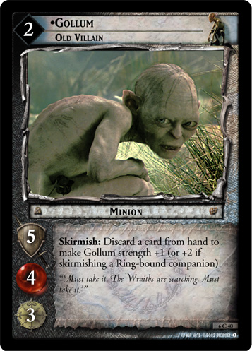 FOIL 6C40 - Gollum, Old Villain - Click Image to Close