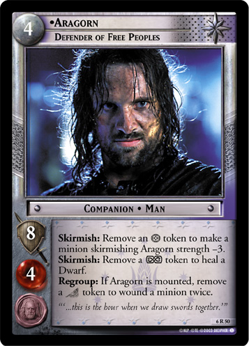 6R50 - Aragorn, Defender of Free Peoples - Click Image to Close