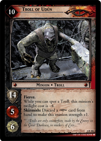 FOIL 6R106 - Troll of Udun - Click Image to Close