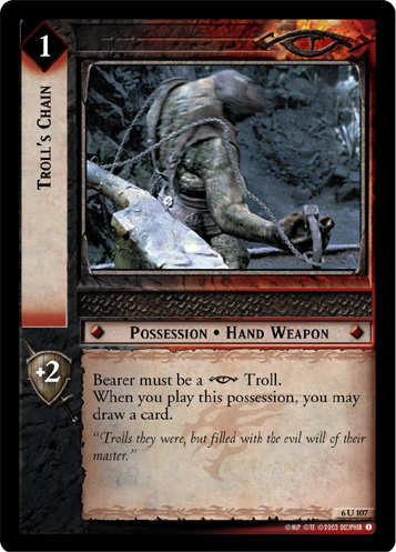 FOIL 6U107 - Troll's Chain - Click Image to Close