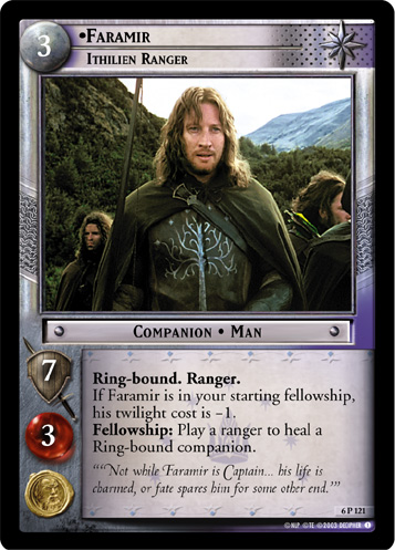 FOIL 6P121 - Faramir, Ithilien Ranger - Click Image to Close