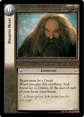 FOIL 1C10 - Dwarven Heart - Click Image to Close