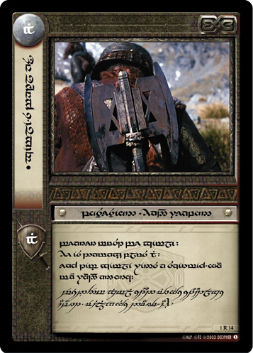 1R14T - Gimli's Battle Axe (Tengwar) - Click Image to Close