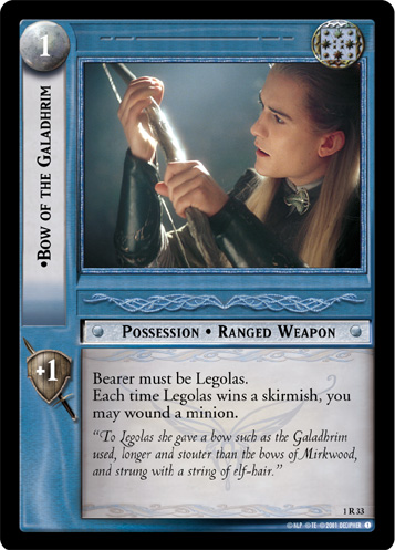 [Poor Condition] 1R33 - Bow of the Galadhrim - Click Image to Close