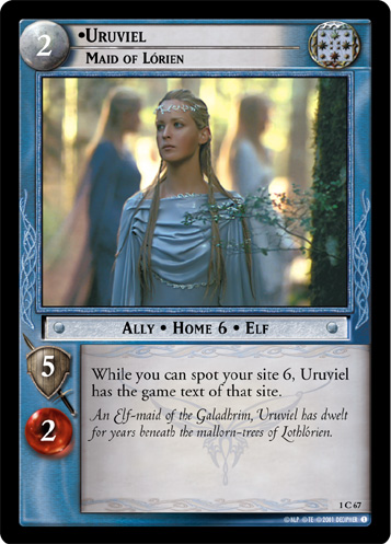 FOIL 1C67 - Uruviel, Maid of Lorien - Click Image to Close