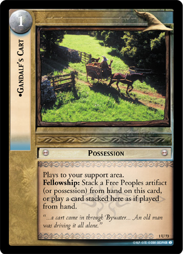 FOIL 1U73 - Gandalf's Cart - Click Image to Close