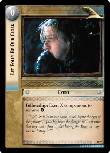 FOIL 1U77 - Let Folly Be Our Cloak - Click Image to Close