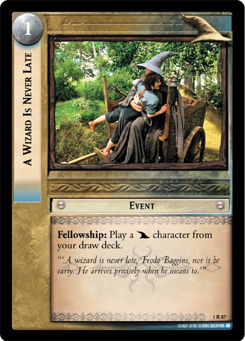 [Poor Condition] 1R87 - A Wizard Is Never Late - Click Image to Close