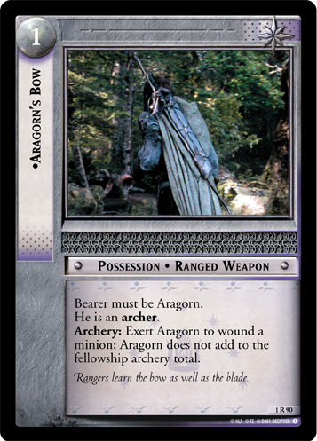 [Poor Condition] 1R90 - Aragorn's Bow - Click Image to Close