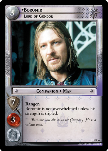 FOIL 1R96 - Boromir, Lord of Gondor - Click Image to Close