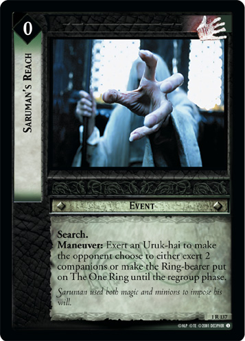 [Poor Condition] 1R137 - Saruman's Reach - Click Image to Close