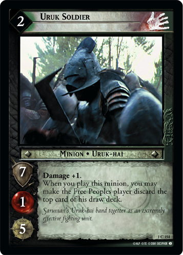 FOIL 1C154 - Uruk Soldier - Click Image to Close