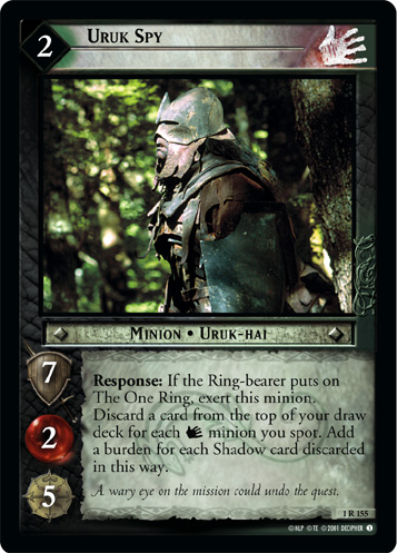 [Poor Condition] 1R155 - Uruk Spy - Click Image to Close