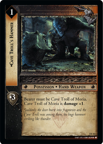 [Poor Condition] 1R166 - Cave Troll's Hammer - Click Image to Close