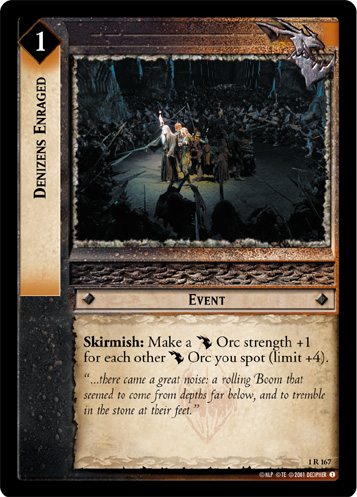 FOIL 1R167 - Denizens Enraged - Click Image to Close