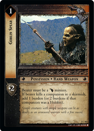 FOIL 1C182 - Goblin Spear - Click Image to Close