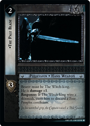 [Poor Condition] 1R221 - The Pale Blade - Click Image to Close