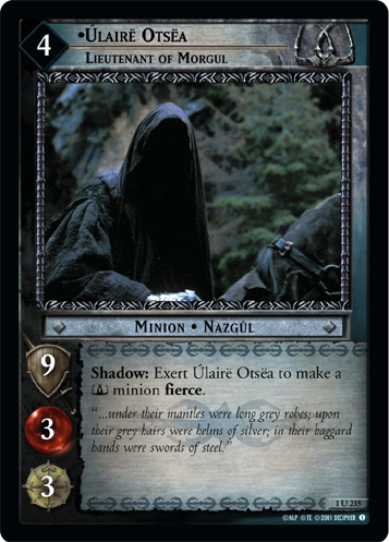 FOIL 1U235 - Ulaire Otsea, Lieutenant of Morgul - Click Image to Close