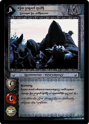 [Poor Condition] 1R237T - The Witch-king, Lord of Angmar (T) - Click Image to Close