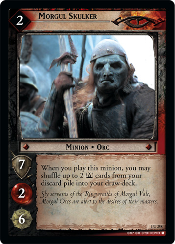 FOIL 1U258 - Morgul Skulker - Click Image to Close