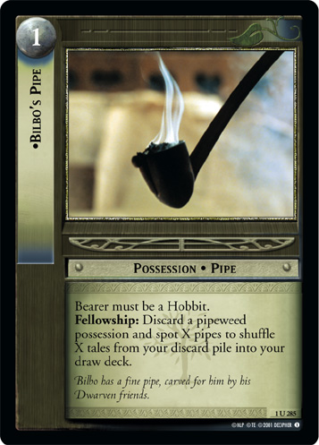 FOIL 1U285 - Bilbo's Pipe - Click Image to Close