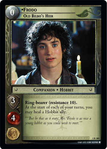 [Poor Condition] 1R289 - Frodo, Old Bilbo's Heir - Click Image to Close