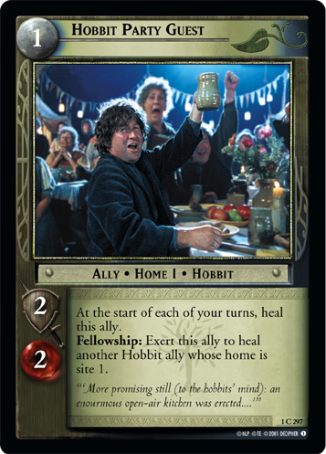 FOIL 1C297 - Hobbit Party Guest - Click Image to Close