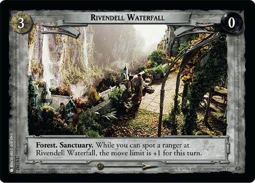 FOIL 1U342 - Rivendell Waterfall - Click Image to Close