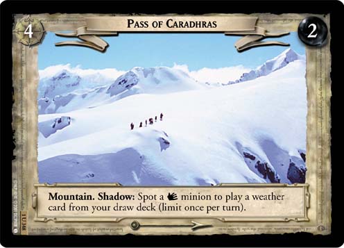 FOIL 1U348 - Pass of Caradhras - Click Image to Close