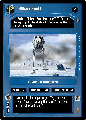 [Poor Condition] Blizzard Scout 1 - Click Image to Close