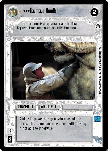 Tauntaun Handler - Click Image to Close