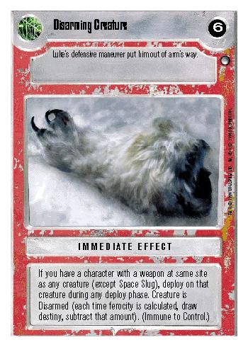 WB - Disarming Creature - Click Image to Close