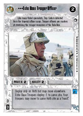 WB - Echo Base Trooper Officer - Click Image to Close