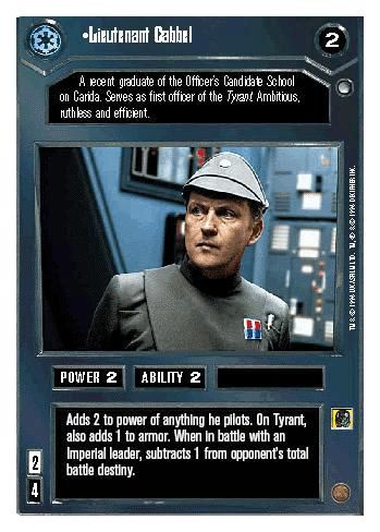 WB - Lieutenant Cabbel - Click Image to Close