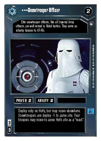 WB - Snowtrooper Officer - Click Image to Close