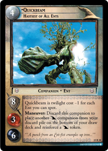 15R34 - Quickbeam, Hastiest of All Ents - Click Image to Close