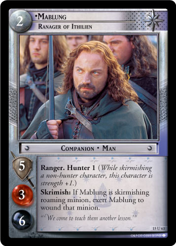 15U63 - Mablung, Ranger of Ithilien - Click Image to Close