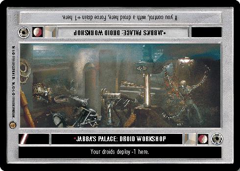 Jabba's Palace: Droid Workshop - Click Image to Close