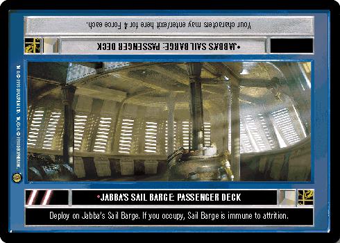 Jabba's Sail Barge: Passenger Deck - Click Image to Close